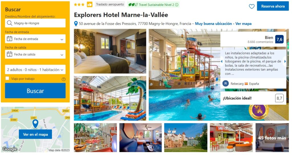 oferta hotel explorers disneyland paris