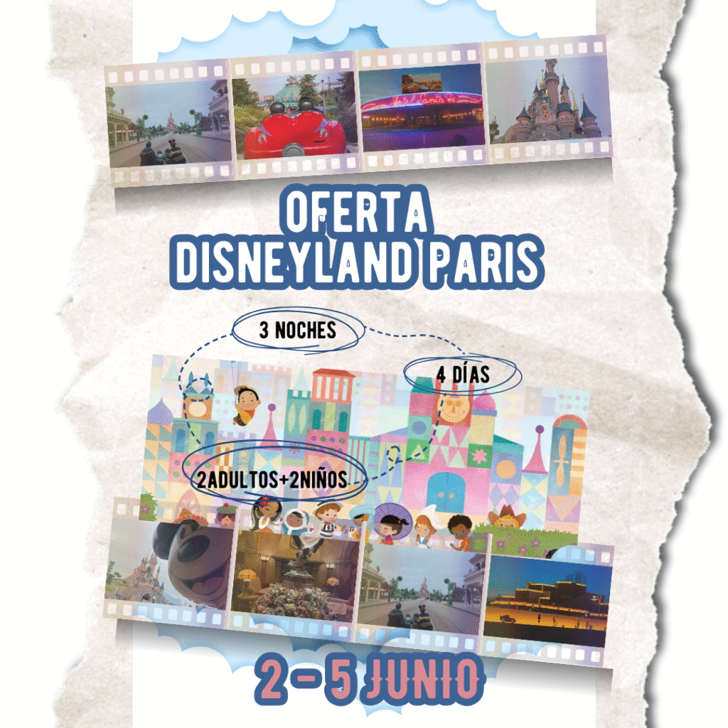 oferta Disneyland Paris media pensión junio