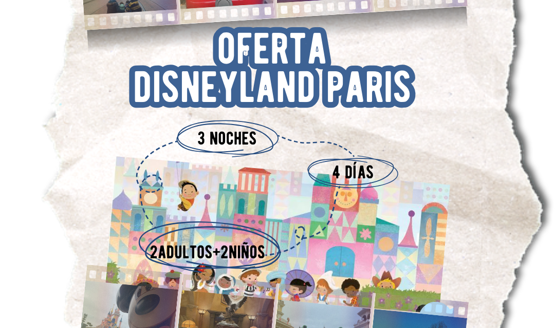 Oferta a Disneyland Paris con Media Pensión en Junio
