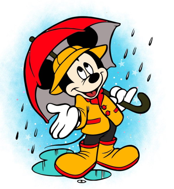 Lluvia en Disneyland Paris 2025