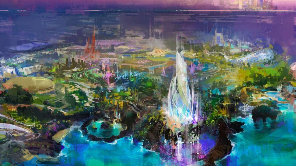 nuevo parque disney castillo cristal