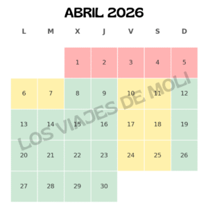 calendario precios disneyland paris abril 2026
