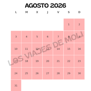 calendario precios disneyland paris agosto 2026