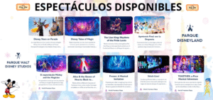 espectaculos disneyland paris agosto 2025