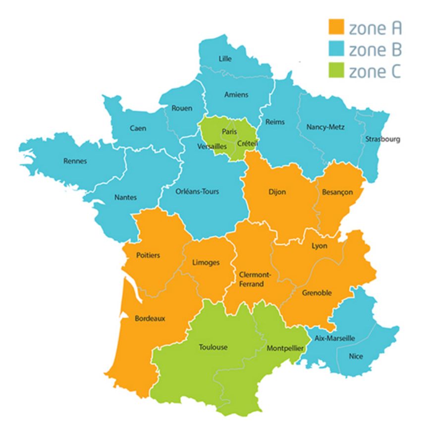 vacaciones escolares francia 2026-2027