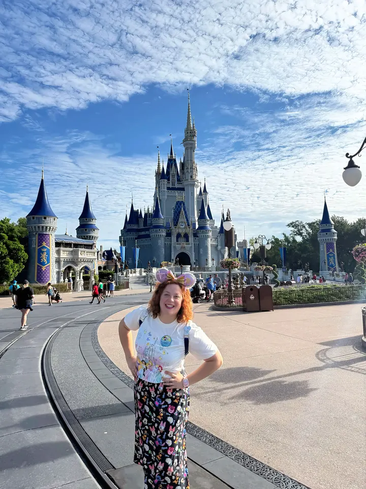 Lara en Magic Kingdom, Walt Disney World Orlando